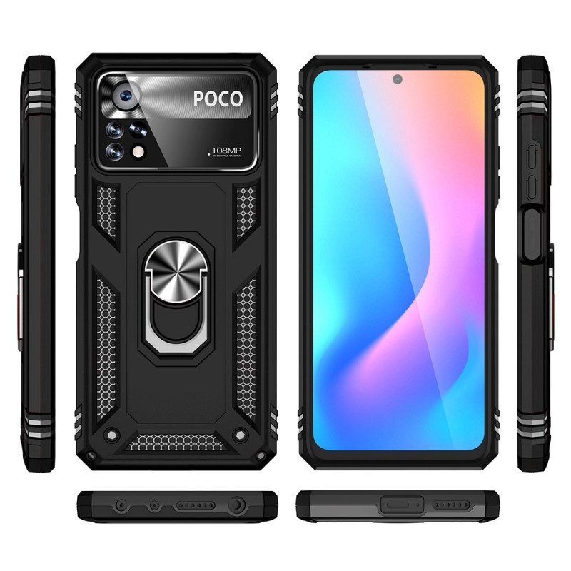 Kuori Poco X4 Pro 5G Premium-renkaan Tuki