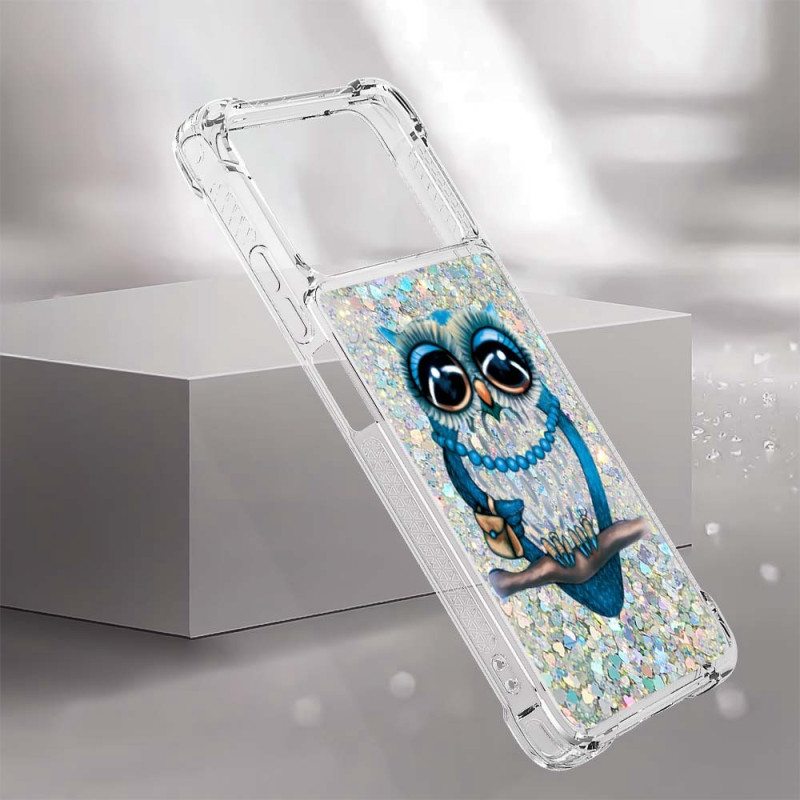 Kuori Poco X4 Pro 5G Rouva Pöllö Glitter