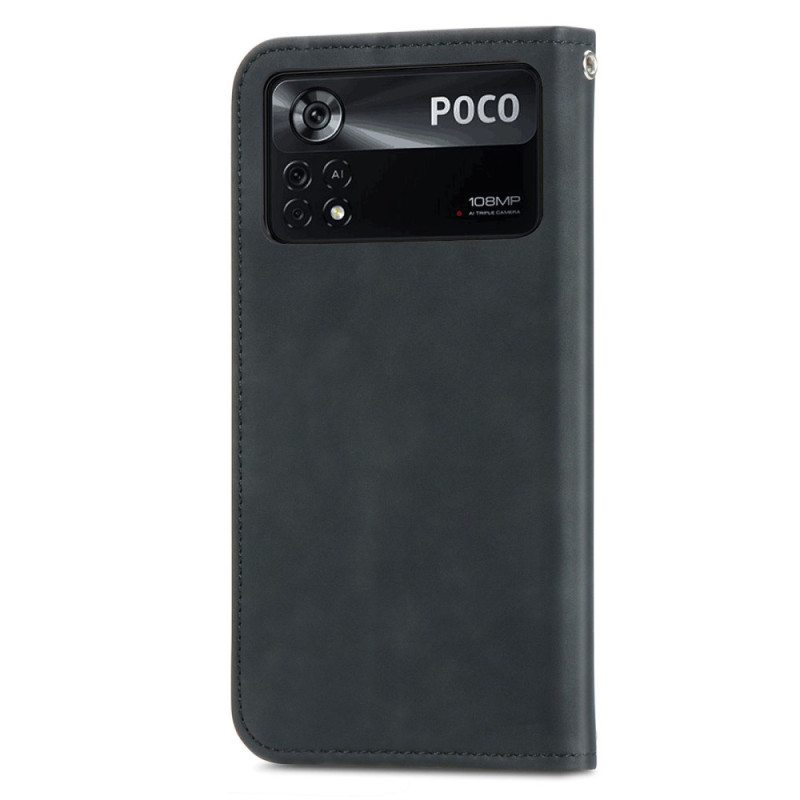 Puhelinkuoret Poco X4 Pro 5G Kotelot Flip Eleganssi