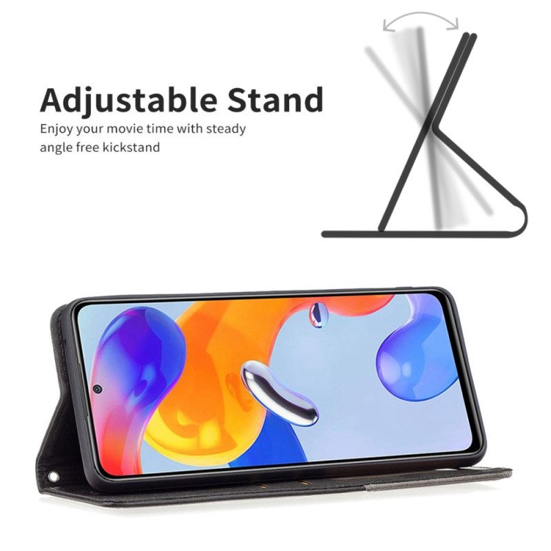 Puhelinkuoret Poco X4 Pro 5G Kotelot Flip Geometriset Kuviot