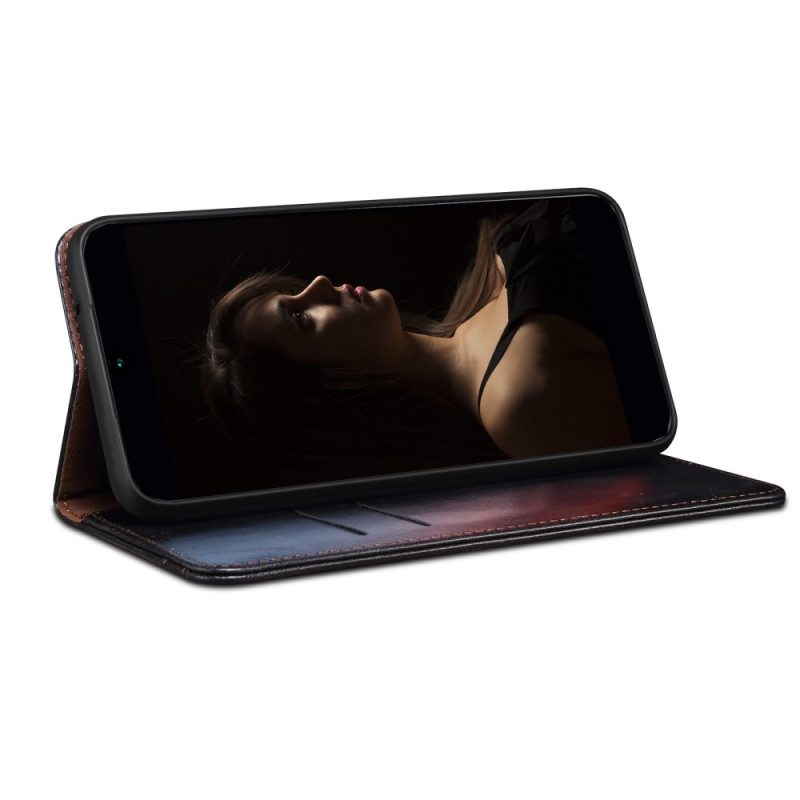 Puhelinkuoret Poco X4 Pro 5G Kotelot Flip Vahattua Tekonahkaa