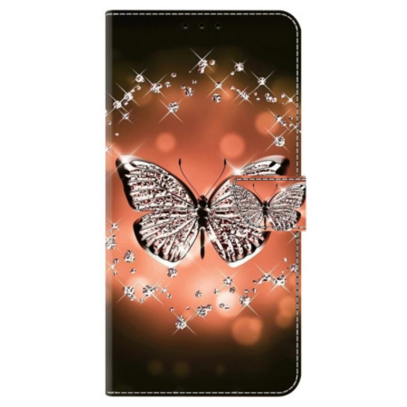 Nahkakotelo Google Pixel 9 Kristalliperhonen