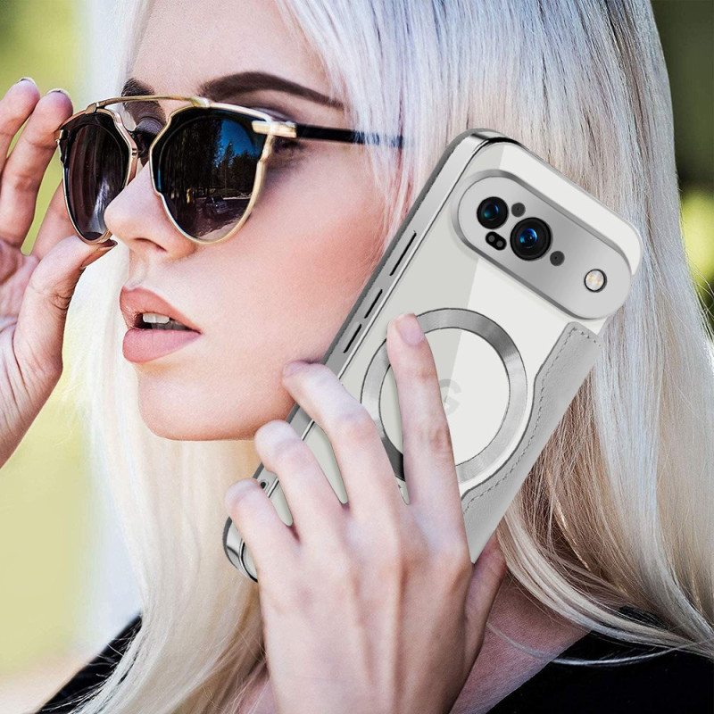Nahkakotelo Google Pixel 9 Magsafe-yhteensopiva Tikattu