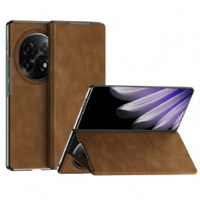 Kotelot Oppo Find N5 Nahkaefekti Suojakuori