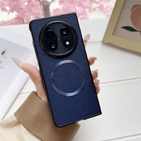 Kuori Oppo Find N5 Magsafe-yhteensopiva Keinonahka Suojakuori