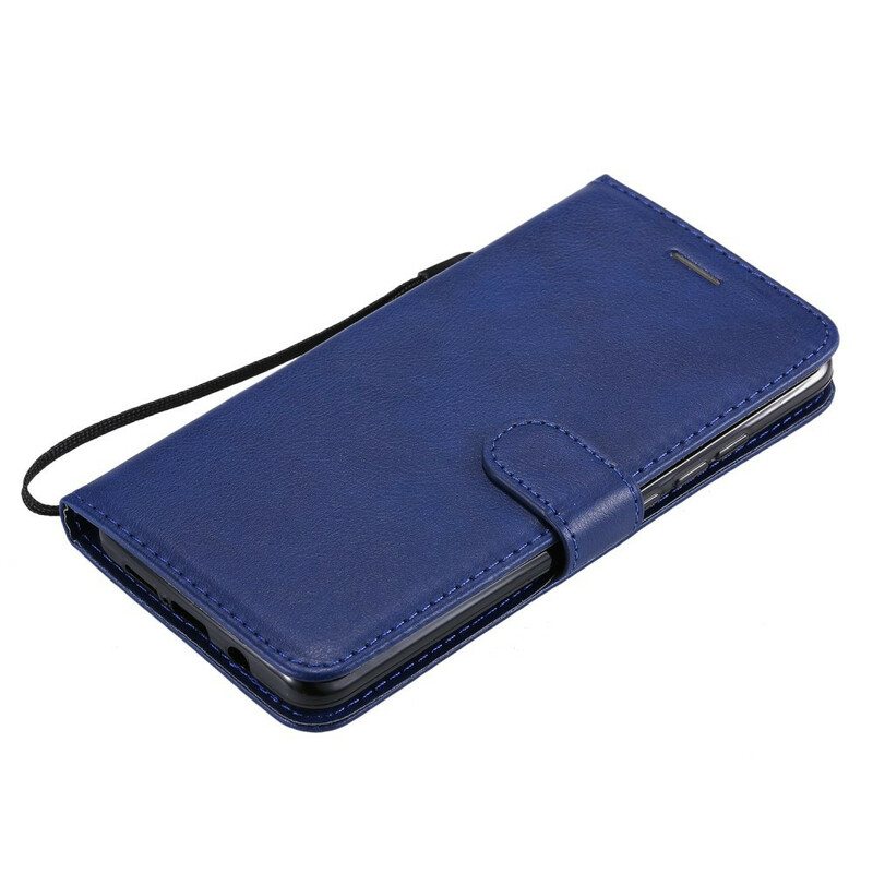 Nahkakotelo Xiaomi Mi Note 10 / 10 Pro Suojaketju Kuori Strappy Leather Style