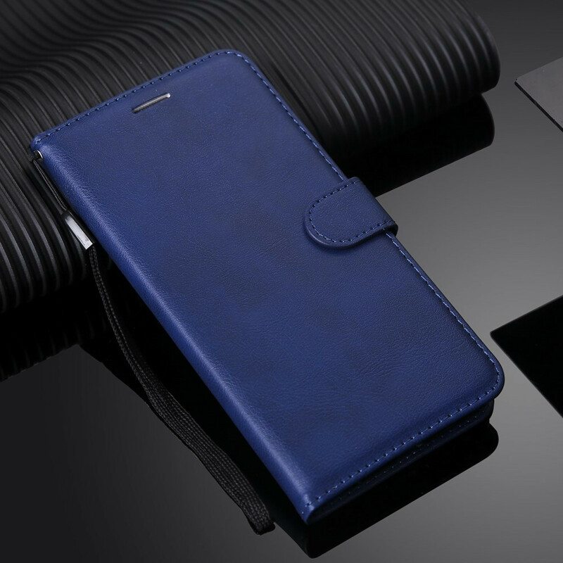 Nahkakotelo Xiaomi Mi Note 10 / 10 Pro Suojaketju Kuori Strappy Leather Style
