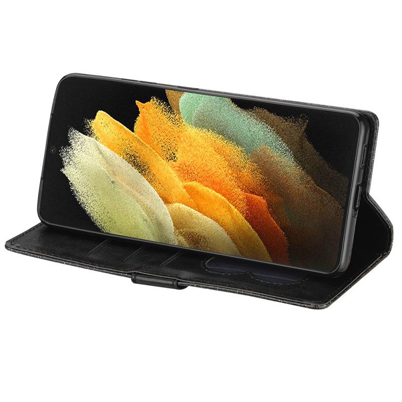 Flip Case Google Pixel 6 Glitter Kolikkopussi
