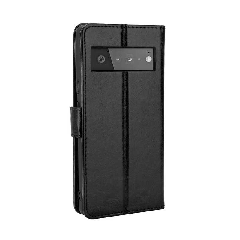 Flip Case Google Pixel 6 Näyttävä Keinonahka