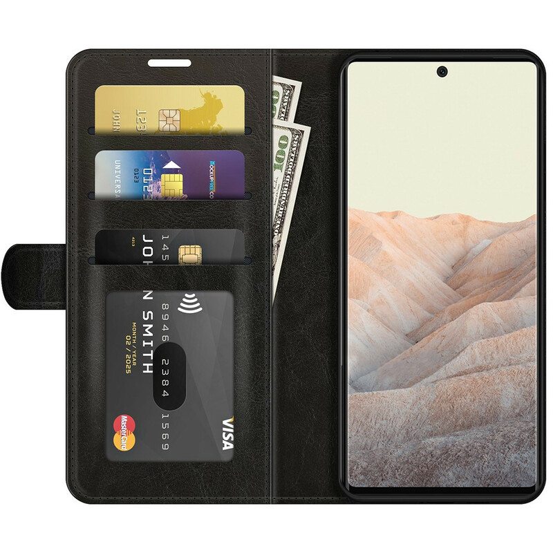 Flip Case Google Pixel 6 Ultra-keinonahka