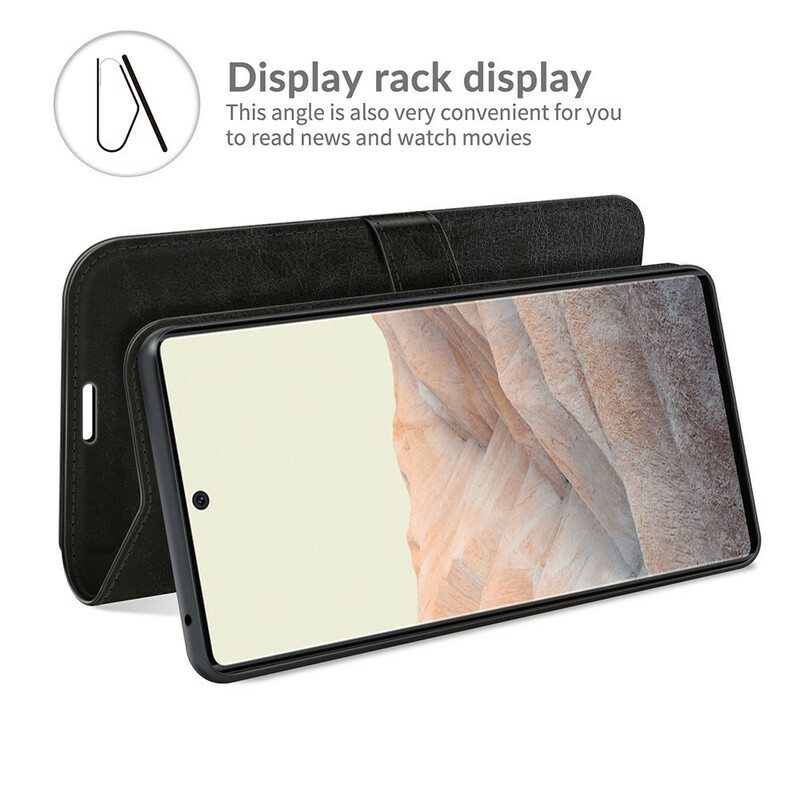 Flip Case Google Pixel 6 Ultra-keinonahka