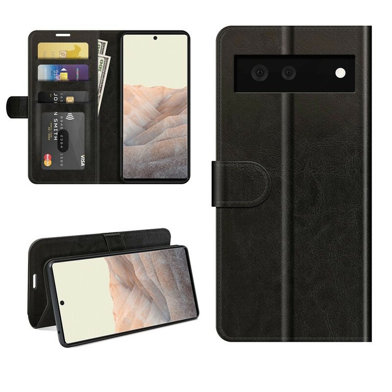 Flip Case Google Pixel 6 Ultra-keinonahka