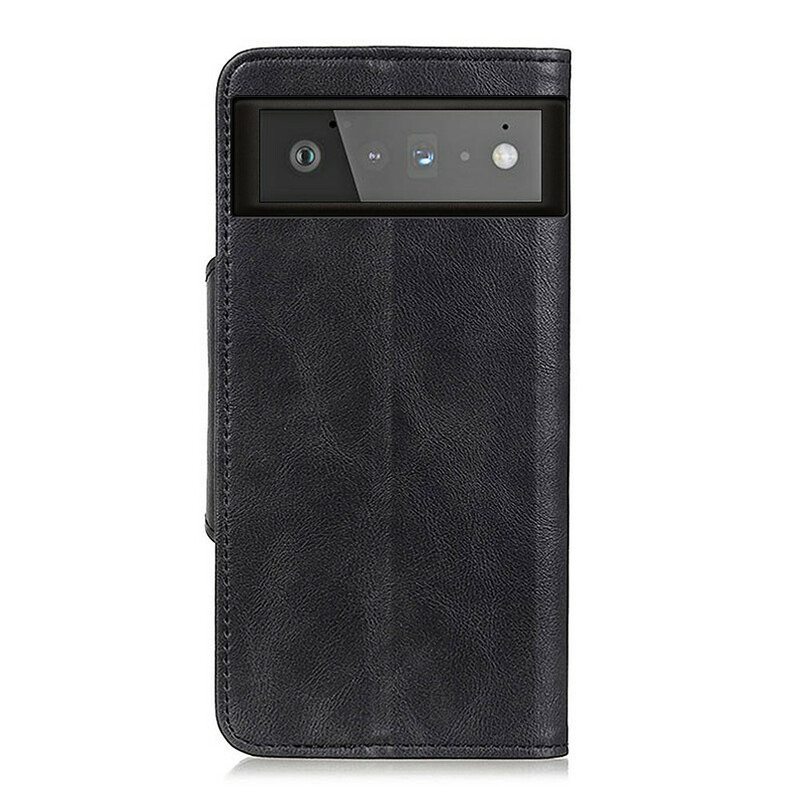 Kotelot Google Pixel 6 Keinonahkainen Nappi