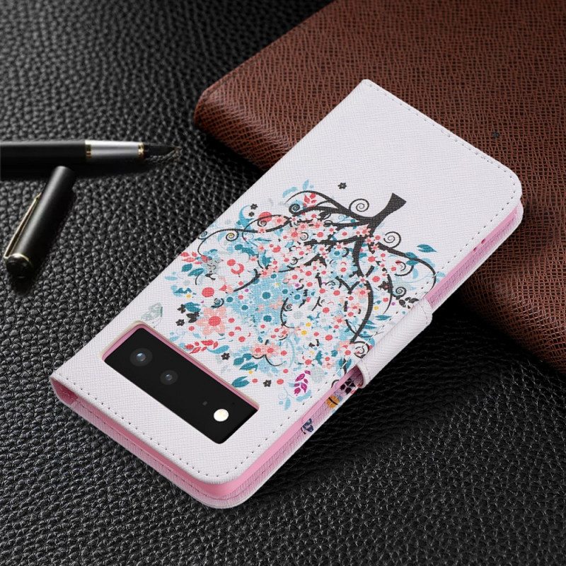 Kotelot Google Pixel 6 Kukkiva Puu