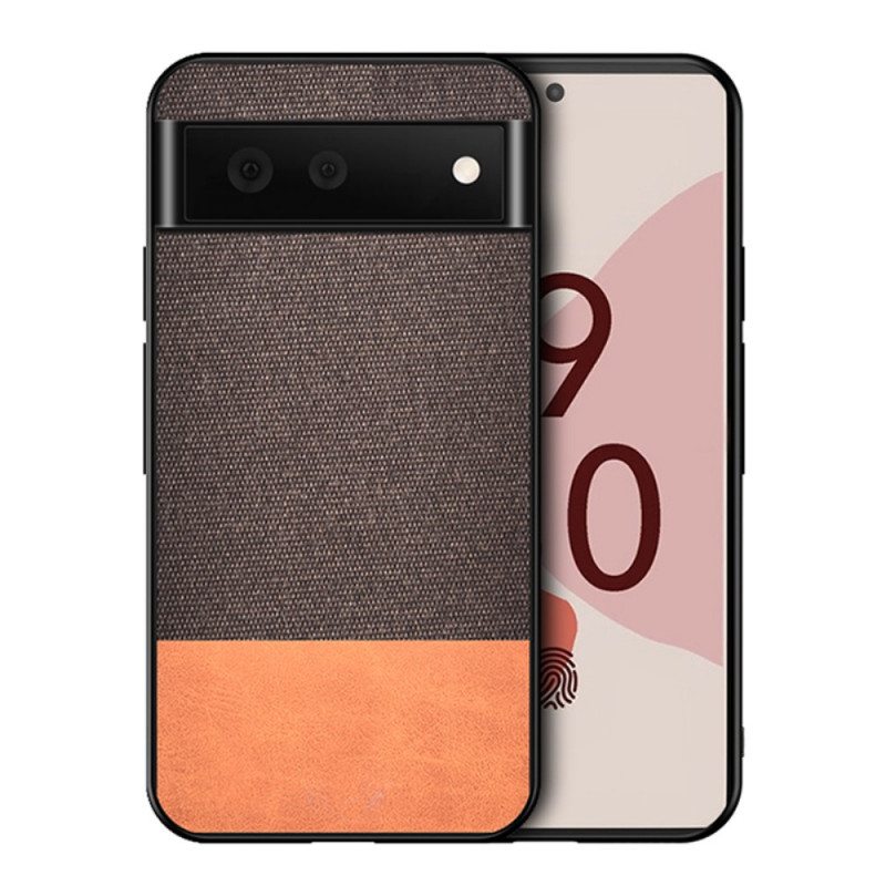 Kuori Google Pixel 6 Bi-tekstuurinen Keinonahka