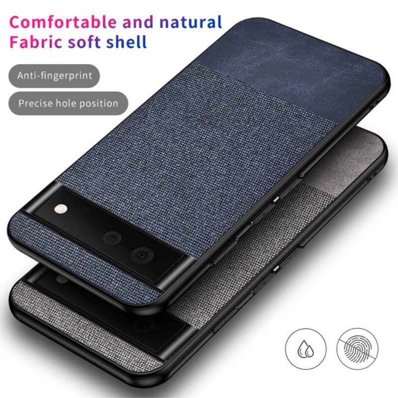 Kuori Google Pixel 6 Bi-tekstuurinen Keinonahka