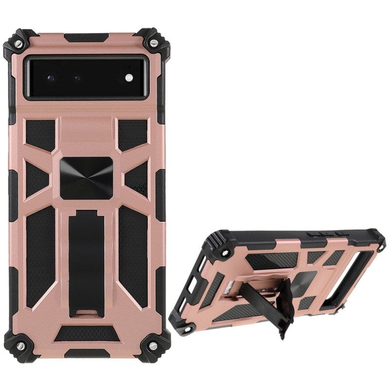 Kuori Google Pixel 6 Bicolor Irrotettava Tuki