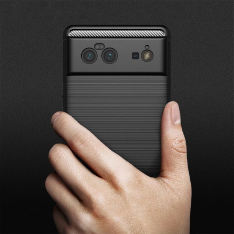 Kuori Google Pixel 6 Harjattua Hiilikuitua