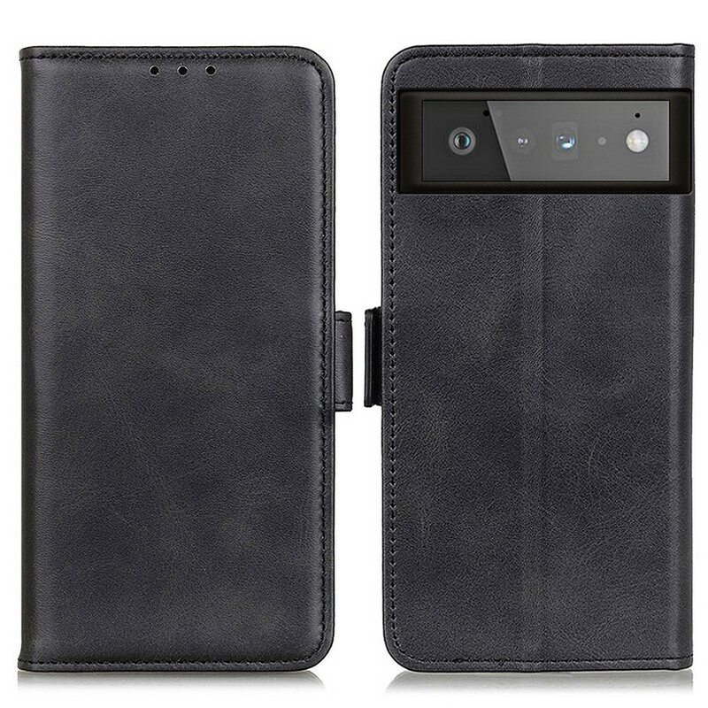 Nahkakotelo Google Pixel 6 Kotelot Flip Kaksoisläppä