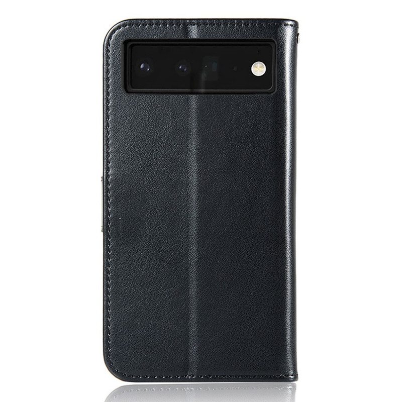 Nahkakotelo Google Pixel 6 Nahkaefekti Dreamcatcher Owl