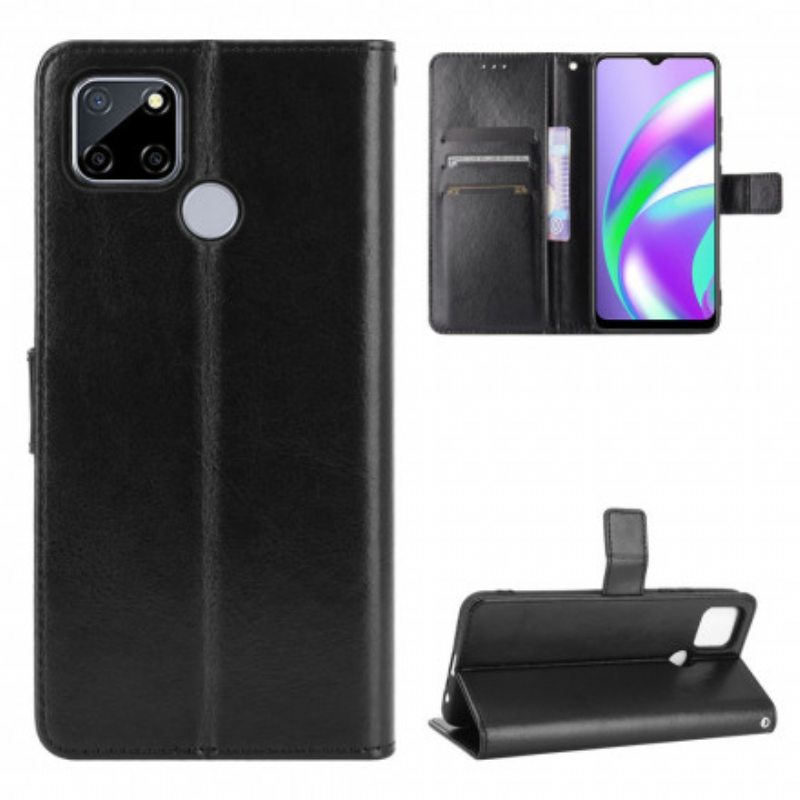 Kotelot Oppo A15 Näyttävä Keinonahka