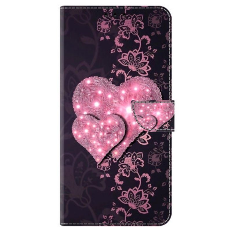 Kotelot Samsung Galaxy A15 Pitsisydämet