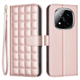 Kotelot Xiaomi Redmi Note 14 Pro Plus 5g Ensiluokkainen Tikattu Hihna