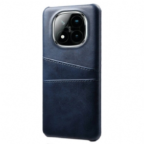 Kuori Xiaomi Redmi Note 14 Pro Plus 5g Nahkaefektikorttikotelo