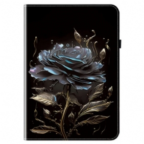 Kotelot Samsung Galaxy Tab S10 Fe Plus Elegantti Mustan Ruusun Suoja