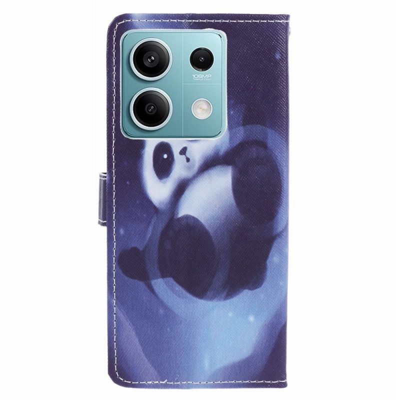 Kotelot Poco X6 5g Panda Space Hihnalla