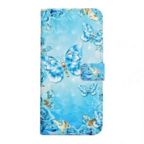 Kotelot Oneplus Nord 4 3d Siniset Perhoset