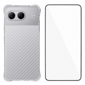 Kuori Oneplus Nord 4 Vahvistettu Kirkas Karkaistulla Lasisella Näytönsuojalla