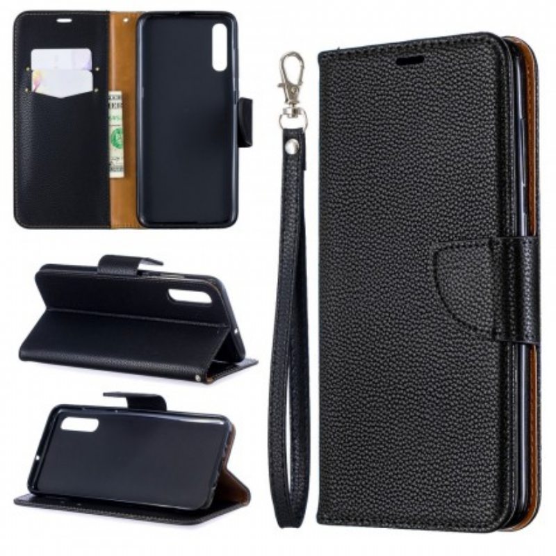 Flip Case Samsung Galaxy A70 Kotelot Flip Litsi Rabat Oblique