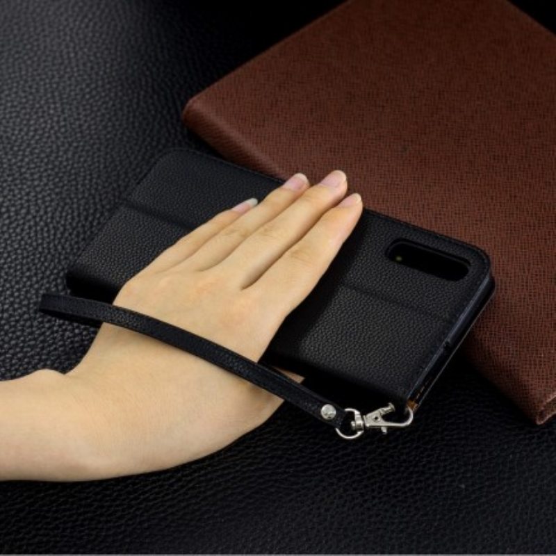 Flip Case Samsung Galaxy A70 Kotelot Flip Litsi Rabat Oblique