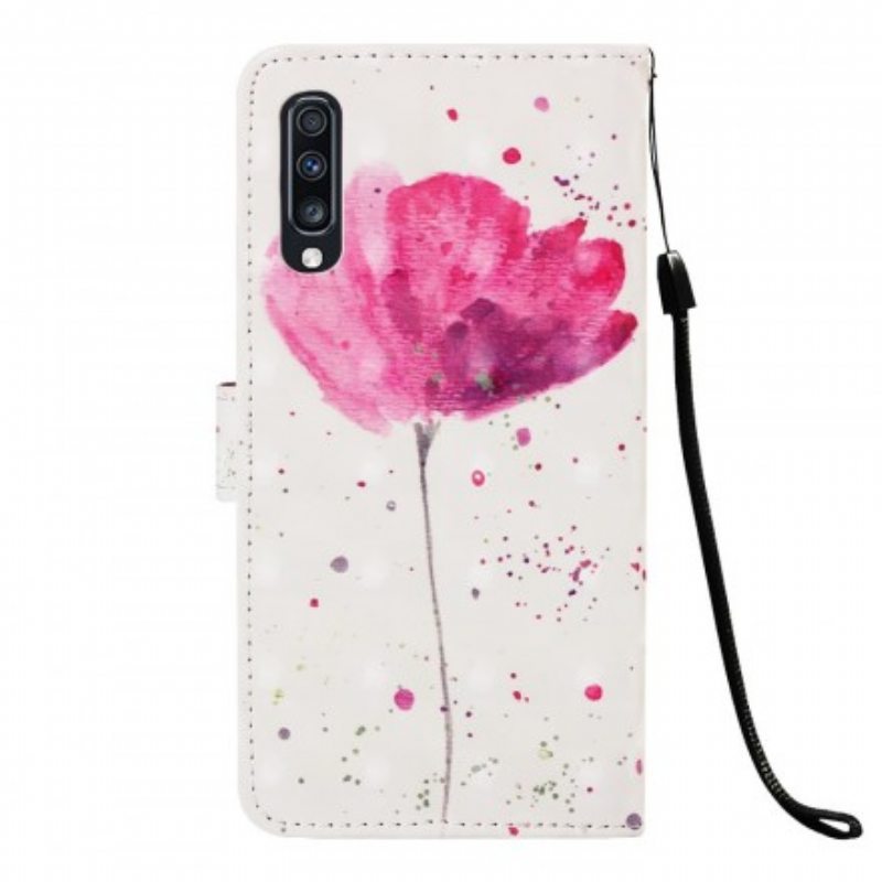 Kuori Kotelot Samsung Galaxy A70 Akvarelli Unikko