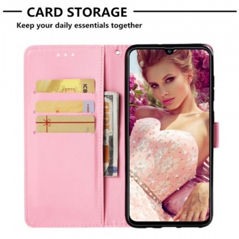 Kuori Kotelot Samsung Galaxy A70 Akvarelli Unikko