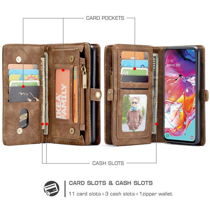 Kuori Kotelot Samsung Galaxy A70 Irrotettava Caseme