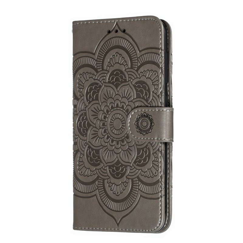 Nahkakotelo Samsung Galaxy A70 Täysi Mandala