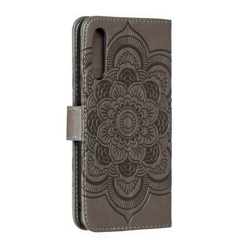 Nahkakotelo Samsung Galaxy A70 Täysi Mandala