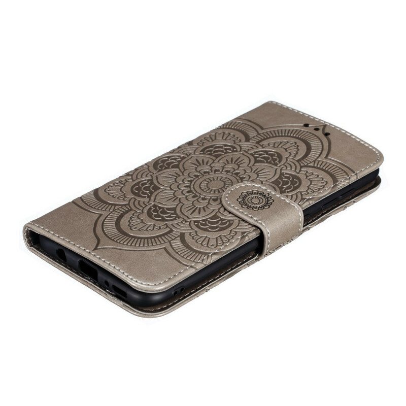 Nahkakotelo Samsung Galaxy A70 Täysi Mandala