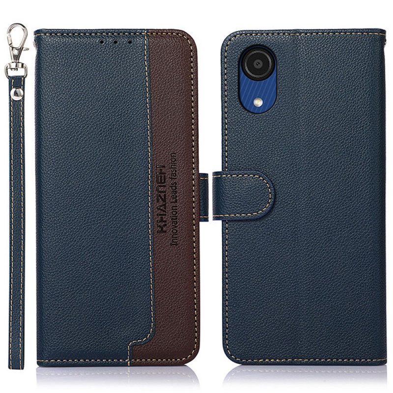 Kotelot Samsung Galaxy A03 Core Litsi Style Rfid Khazneh