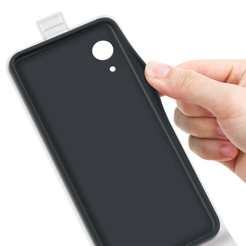 Kotelot Samsung Galaxy A03 Core Nahkatehoste Pystysuora Läppä