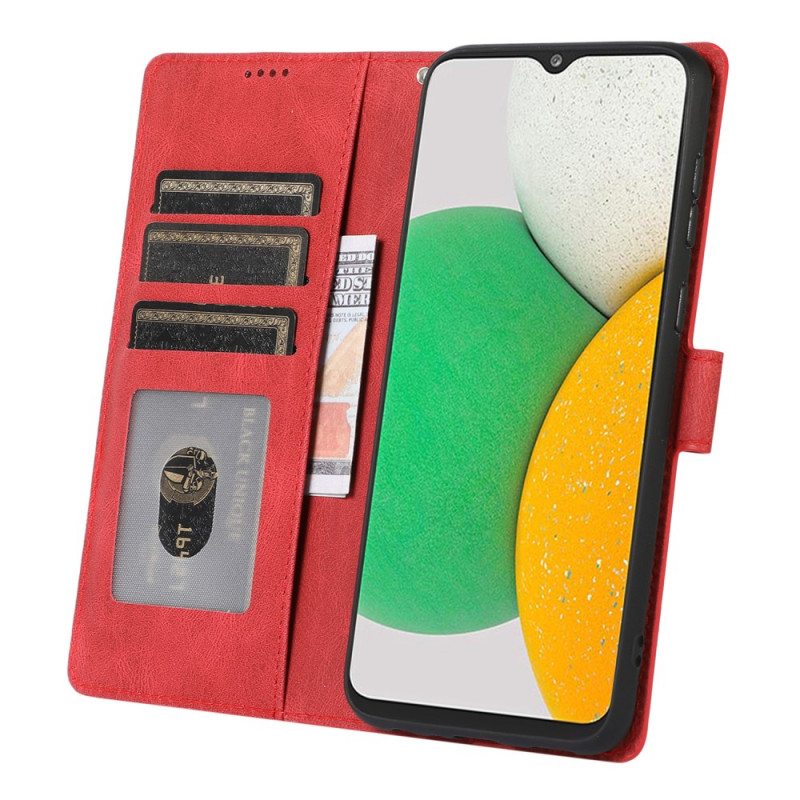 Kotelot Samsung Galaxy A03 Core Suojaketju Kuori Strappy Leather Effect