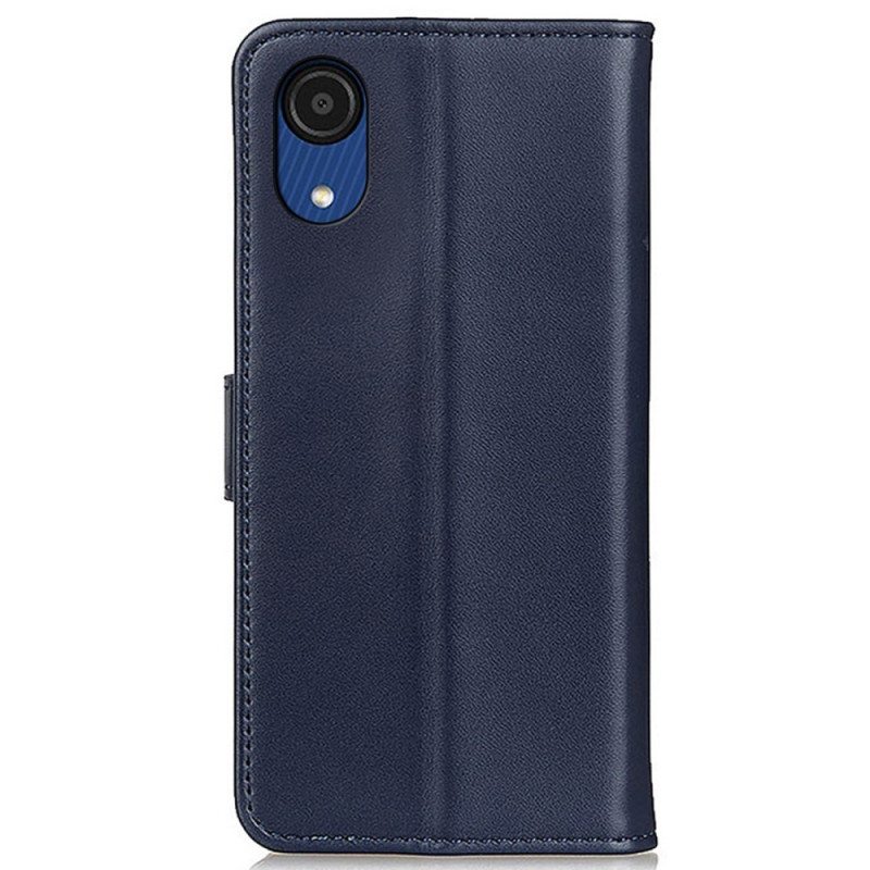 Kotelot Samsung Galaxy A03 Core Tavallista Keinonahkaa