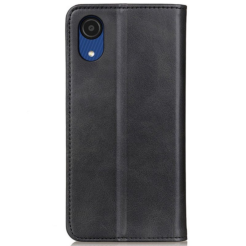 Puhelinkuoret Samsung Galaxy A03 Core Kotelot Flip Elegance Haljattu Nahka
