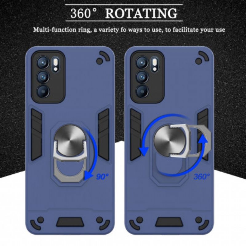 Case Oppo Reno 6 5G Irrotettava Sormusteline