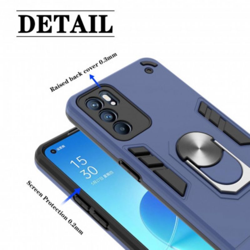 Case Oppo Reno 6 5G Irrotettava Sormusteline