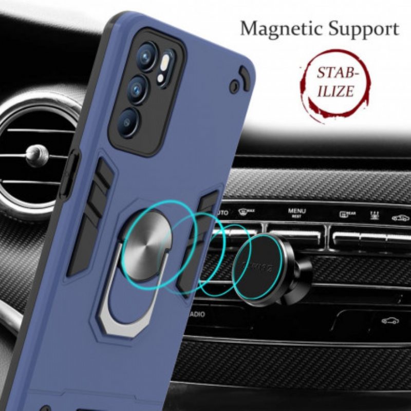 Case Oppo Reno 6 5G Irrotettava Sormusteline