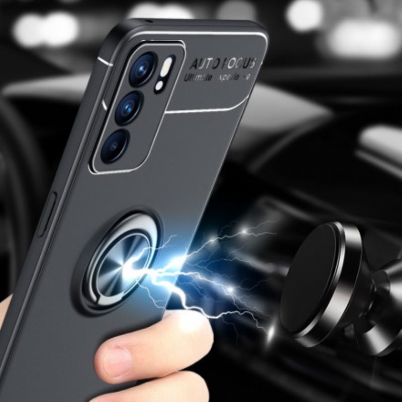 Case Oppo Reno 6 5G Irrotettava Tukirenkaalla