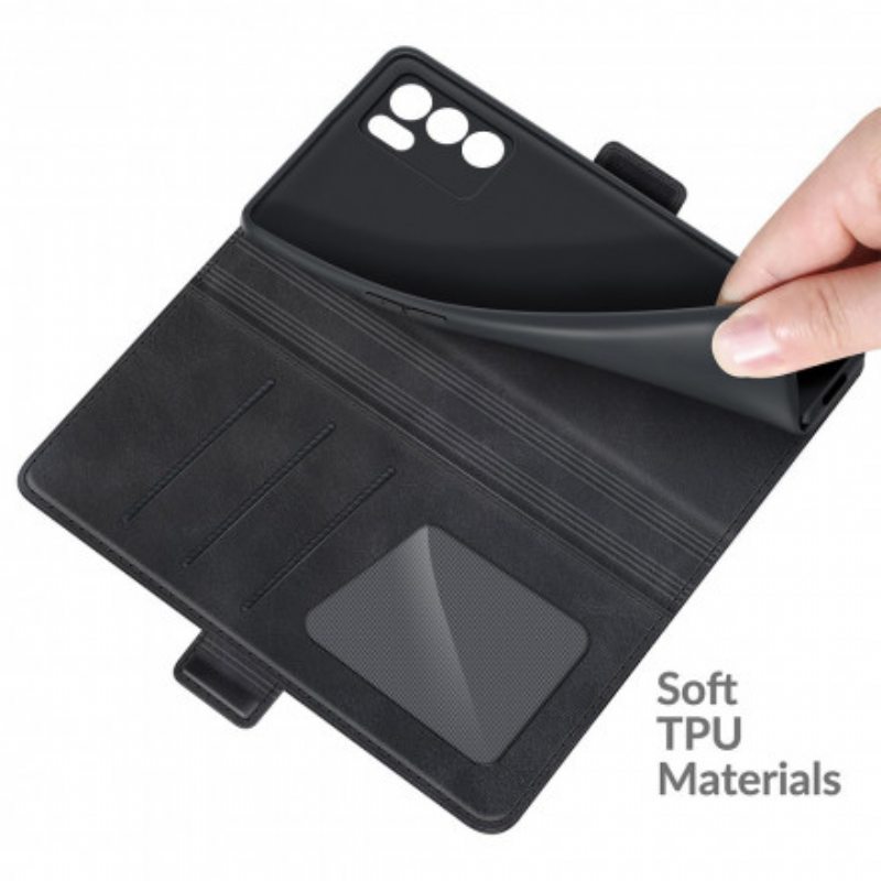 Flip Case Oppo Reno 6 5G Kaksoissulkeminen